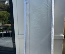 White interior door