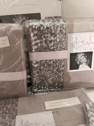 Kylie Minogue Mezzano Praline Huge King Size Bedding Set Duvet Cover Pillowcases