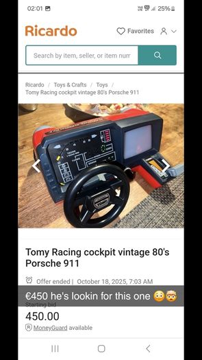 Vintage Tomy Turbo Dashboard