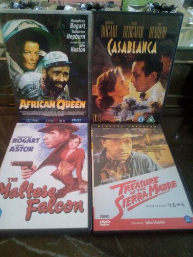 Humphrey Bogart Dvd Collection Bundle Casablanca African Queen Maltese Falcon Etc