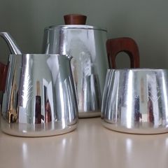 Vintage SONA stainless 3 piece tea set
