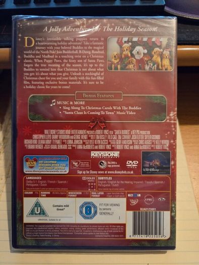 Brand New Sealed Santa Buddies DVD