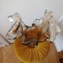 Mid-Century Iridescent XXL Murano Stretch Vase Image 8