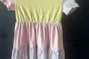 Shein colourblock dress for girls