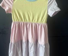 Shein colourblock dress for girls
