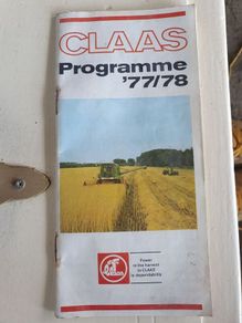 Claas 77 78 programme