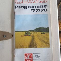 Claas 77 78 programme
