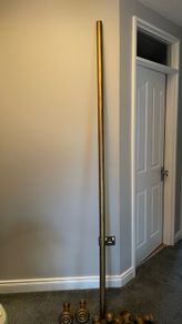 curtain pole & tie backs