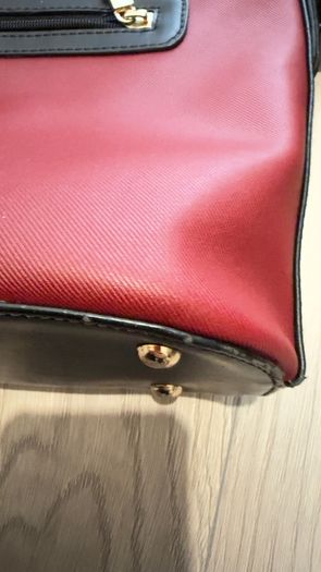 Matmazel Burgundy & Black Crossbody Bag
