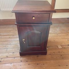 Mahogany Bedside Locker