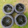 19'' Veemanns 5x112. Set of 4 with good tyres Image 2