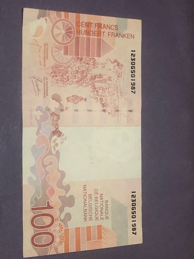 100 Francs 1999-2001 Belgium Uncirculated
