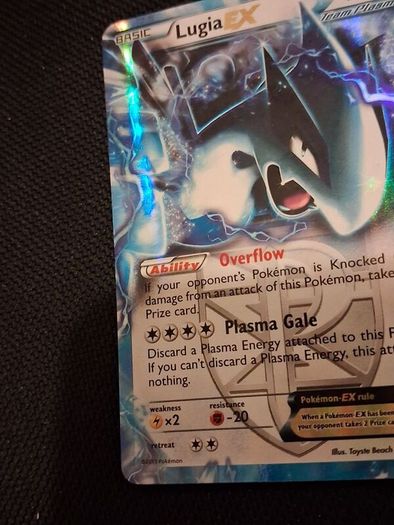 Pokemon Card : Lugia Ex 102 Team Plasma
