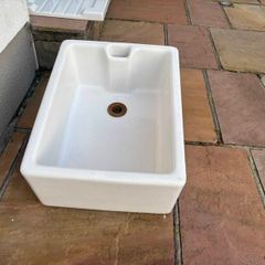 Belfast Sink and Ceramic Draining Board