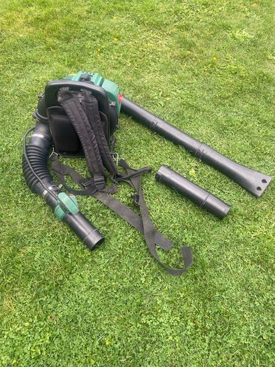 Lidl Parkside 52cc petrol backpack leaf blower model PBLG52A1