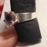 Sterling Silver Ring with Amethyst Image 3