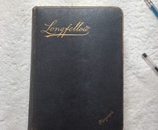 Antique poetry book.
