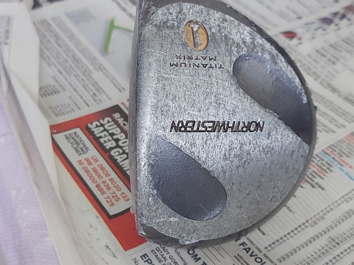 Northwestern Titanium Matrix, Acculite Lightweight Graphite, Titanium Enhanced Core Plus No 1 iron Golf Club