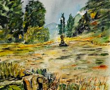 powerscourt watercolour
