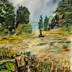 powerscourt watercolour