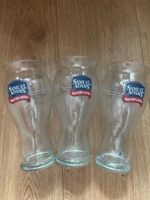 Samuel Adams Boston Lager Beer Pint Glass Tiger beer Official Pint Glass guinness hop house 13 smithwicks orchard thieves Rockshore cider Galway hooker