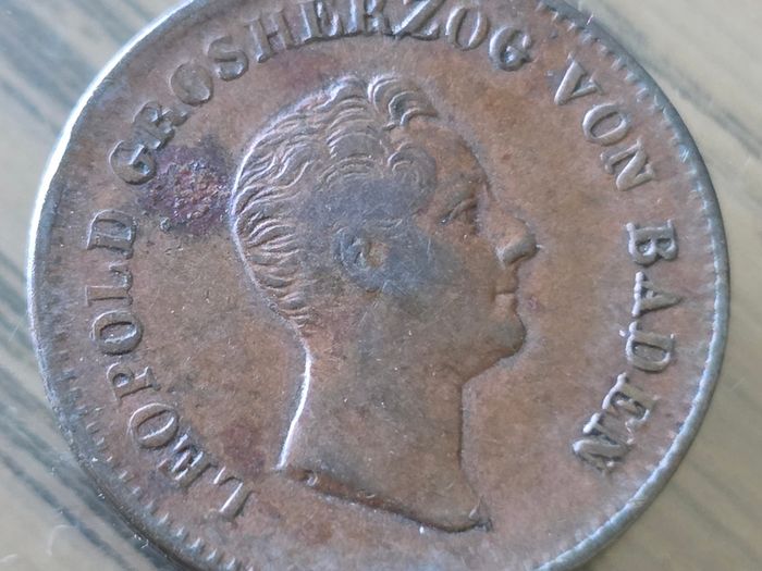 BADEN Kreuzer 1835 Leopold I