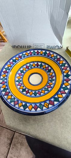 3 hanging wall plates -1- from Malta hand painted -2- from PORTGAL HAND PAINTED-3- FROM MAROCO - EACH IS 22.00 Euro.