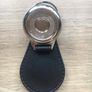Brand new synthetic leather Mazda key ring with shopping trolley token/coin Image 3
