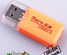 TF Micro USB Card Reader Adapter Up to 32GB