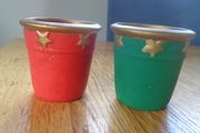 Christmas T Light Holders x 2 for Sale