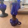 Vintage cobalt blue and Opaline glass Image 7