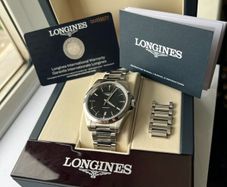 Longines Conquest 38mm Quartz -Steel/Black