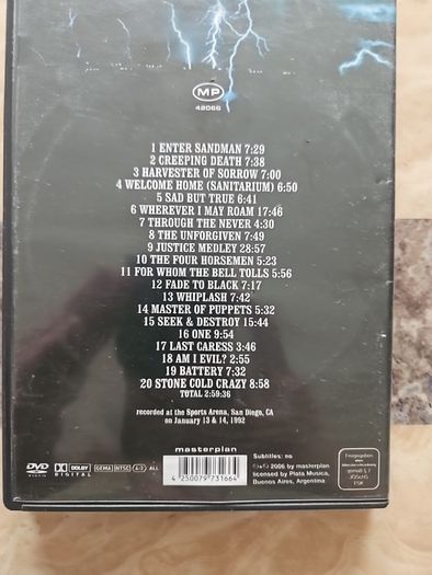 Metallica DVD - Live In San Diego