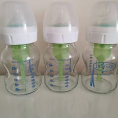 Dr Brown's glass bottles