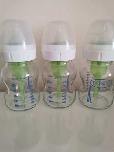 Dr Brown's glass bottles