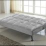 Comfy Grey Velvet Sofa Folds Out in Seconds! Image 2