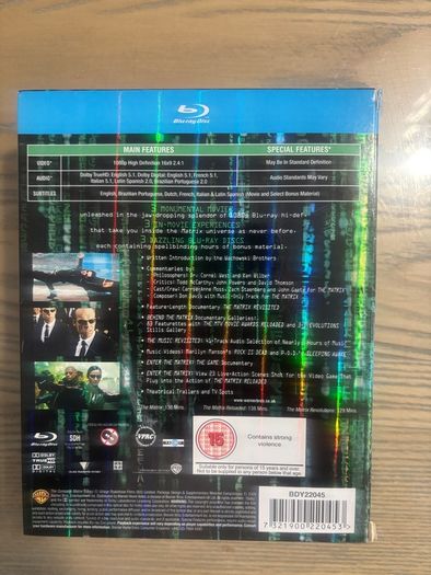 Complete Matrix trilogy Blu-ray