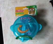 Nuby Easy Go Suction  Bowl & Spoon.  Age : 6+ months. In Original  Packaging.