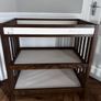 Wooden Baby Changing Unit with Shelves with Changing Mat Image 8