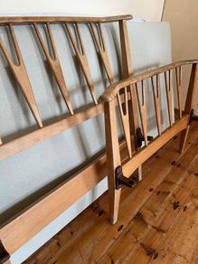bed frame with matress