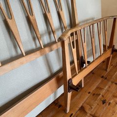 bed frame with matress