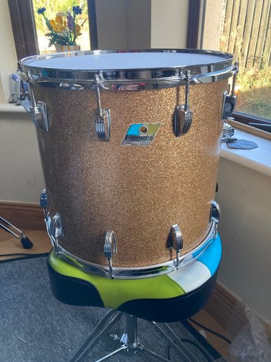 Vintage Ludwig 1970s Champagne Sparkle Toms