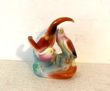 Vintage Ceramic Love bird Pen Holder