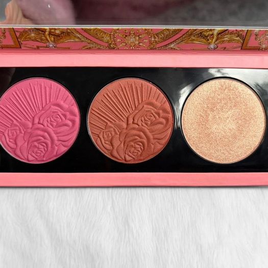 Pat McGrath Divine Blush Glow Trio Amber Allure Pink Gold Highlight Palette Discontinued