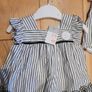 Baby's Dress & Panties Set Age 3-6 Months with Soft Toy Rattle & Gift Bag Image 2
