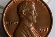 1973 USA Cent Lincoln Memorial Cent