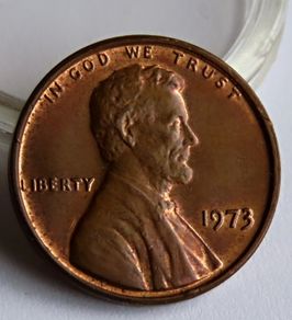 1973 USA Cent Lincoln Memorial Cent