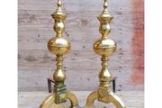 Brass Andirons  KAS324