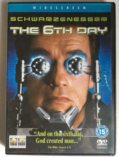 The 6th Day [2000] Arnold Schwarzenegger, Tony Goldwyn, Michael Rapaport, Michael Rooker, Sarah Wynter & Robert Duvall [Movie DVD]