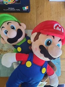 Super Mario and Luigi Plush Toy Bundle by Simba Toys